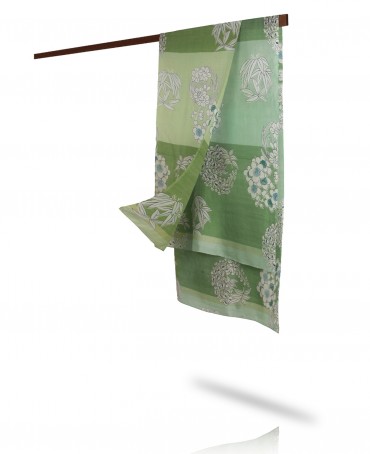 Палантин Женский SN40-JAPONAIS/BLEU.SIEL